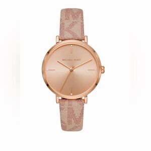 ✅NEW “Michael Kors” Jayne Three-Hand Blush Watch, 38mm